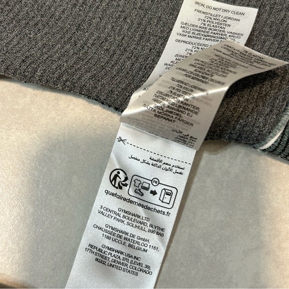 Gymshark Dark Green Textured Leggings - Picture 10 of 11